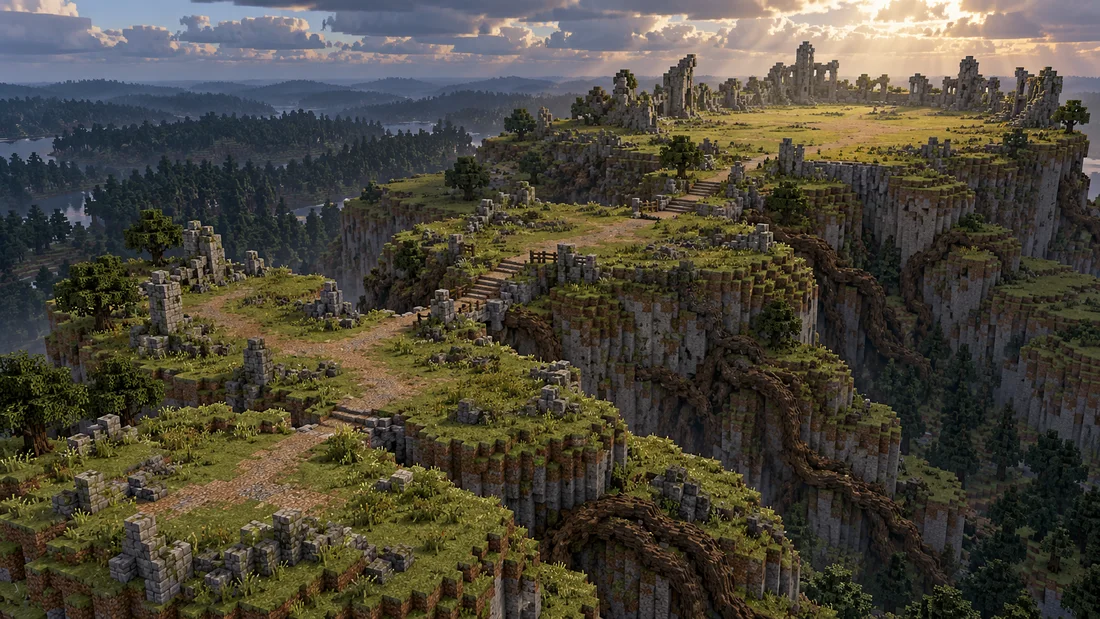 Край равнин — общий вид ландшафта